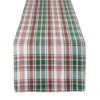 DII® 108" Yuletide Plaid Table Runner -Michaels X-Mas Decor D540089S 1