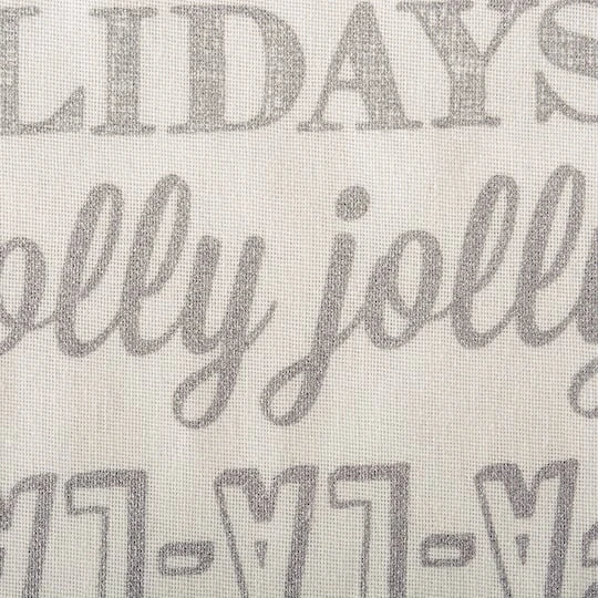 DII® 108" Silver Christmas Collage Table Runner 10 DII® 108" Silver Christmas Collage Table Runner - Image 8