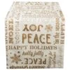 DII® 108" Gold Christmas Collage Table Runner