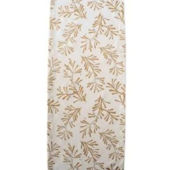 DII® 72" Metallic Holly Leaves Table Runner -Michaels X-Mas Decor D540101S 4