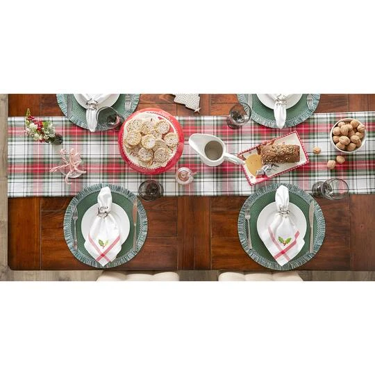 DII® 108" Christmas Plaid Table Runner 14 DII® 108" Christmas Plaid Table Runner - Image 12
