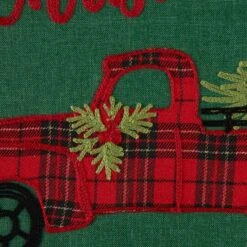 DII® 108" Merry Christmas Truck Embroidered Table Runner -Michaels X-Mas Decor D540112S 9