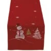 DII® 70" Red Embroidered Snowman Table Runner -Michaels X-Mas Decor D540121S 1
