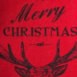 DII® 72" Red Stag Christmas Print Table Runner -Michaels X-Mas Decor D540124S 7