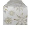 DII® 72'' Snowflake Sparkle Printed Table Runner 1 DII® 72'' Snowflake Sparkle Printed Table Runner -Michaels X-Mas Decor D540130S 1