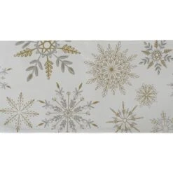 DII® 72'' Snowflake Sparkle Printed Table Runner 13 DII® 72'' Snowflake Sparkle Printed Table Runner -Michaels X-Mas Decor D540130S 5
