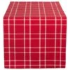 DII® 72" Holly Berry Plaid Table Runner -Michaels X-Mas Decor D540137S 1