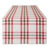 DII® 108" Jolly Tree Collection Nutcracker Plaid Table Runner -Michaels X-Mas Decor D540143S 1