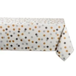 DII® 52" Metallic Confetti Tablecloth -Michaels X-Mas Decor D540163S 1 1