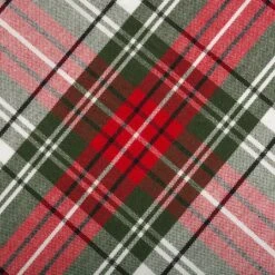 DII® 70" Round Christmas Plaid Tablecloth -Michaels X-Mas Decor D540167S 4