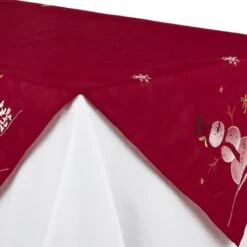 DII® 40" Embroidered Snowman Table Topper -Michaels X-Mas Decor D540169S 2