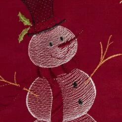 DII® 40" Embroidered Snowman Table Topper -Michaels X-Mas Decor D540169S 3