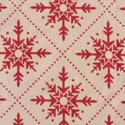 DII® 70" Round Scandinavian Snowflakes Printed Tablecloth 9 DII® 70" Round Scandinavian Snowflakes Printed Tablecloth -Michaels X-Mas Decor D540172S 2
