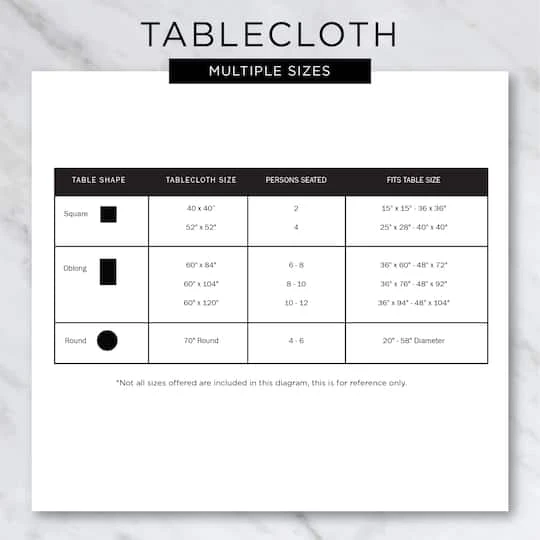 DII® 70" Round Scandinavian Snowflakes Printed Tablecloth 6 DII® 70" Round Scandinavian Snowflakes Printed Tablecloth - Image 4