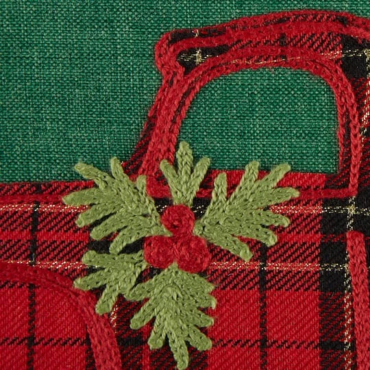 DII® Merry Christmas Truck Embroidered Pillow Cover Set 8 DII® Merry Christmas Truck Embroidered Pillow Cover Set - Image 6