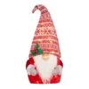 22" Lit Gnome With Red Hat Sculpture -Michaels X-Mas Decor D544196S 1