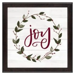 Timeless Frames® Joy Framed Wall Décor -Michaels X-Mas Decor D550252S 1 1