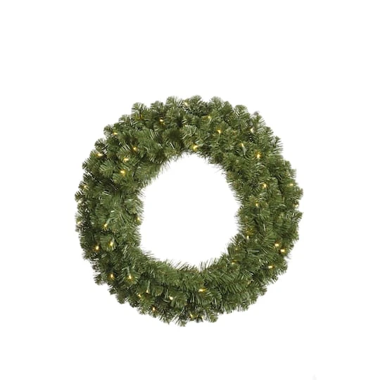 30" Warm White LED Grand Teton Pine Wreath 3 30" Warm White LED Grand Teton Pine Wreath - Image 2