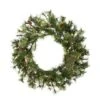 30" Warm White Dura-Lit® LED Mixed Country Pine Wreath -Michaels X-Mas Decor D575233S 1