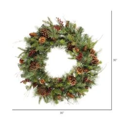 30" Cibola Mixed Berry Wreath -Michaels X-Mas Decor D575269S 3
