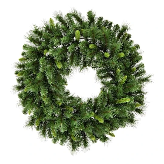 30" Bangor Mixed Pine Wreath 4 30" Bangor Mixed Pine Wreath - Image 2