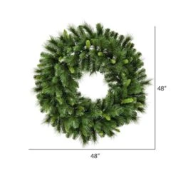 48" Unlit Bangor Mixed Pine Artificial Christmas Wreath -Michaels X-Mas Decor D575332S 3