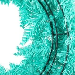 24" Unlit Aqua Fir Artificial Christmas Wreath 12 24" Unlit Aqua Fir Artificial Christmas Wreath -Michaels X-Mas Decor D575338S 4