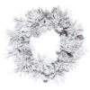 24" Flocked Atka Pine Artificial Christmas Wreath 1 24" Flocked Atka Pine Artificial Christmas Wreath -Michaels X-Mas Decor D575392S 1