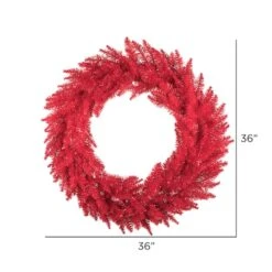 36" Red Fir Christmas Wreath 13 36" Red Fir Christmas Wreath -Michaels X-Mas Decor D575421S 5