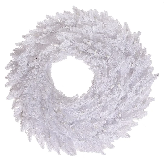 36" White Fir Christmas Wreath 4 36" White Fir Christmas Wreath - Image 2