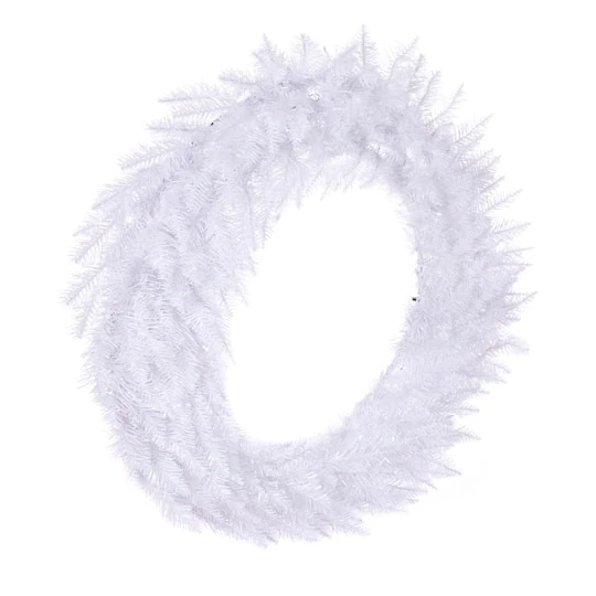 48" Sparkle White Spruce Christmas Wreath 5 48" Sparkle White Spruce Christmas Wreath - Image 3