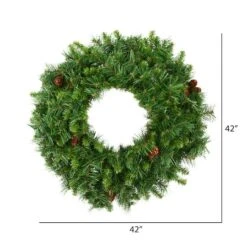 42" Cheyenne Pine Christmas Wreath 9 42" Cheyenne Pine Christmas Wreath -Michaels X-Mas Decor D575447S 3