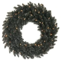 48" Black Fir Christmas Wreath
