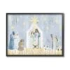 Stupell Industries Nativity Barn Stable Christmas Holiday Wall Art In Black Frame -Michaels X-Mas Decor D590423S 1