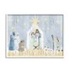 Stupell Industries Nativity Barn Stable Christmas Holiday Wall Art In White Frame -Michaels X-Mas Decor D590431S 1