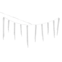 Crystal Icicles With LED Lights Decoration 15 Crystal Icicles With LED Lights Decoration -Michaels X-Mas Decor D619772S 16