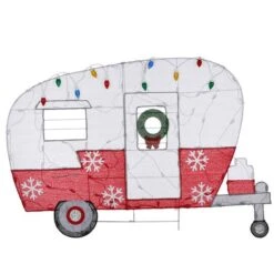 32'' Pre-Lit Christmas Camper Decoration 16 32'' Pre-Lit Christmas Camper Decoration -Michaels X-Mas Decor D619777S 15