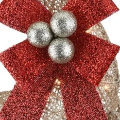 Champagne Reindeer And Sleigh With Clear Lights Decoration 13 Champagne Reindeer And Sleigh With Clear Lights Decoration -Michaels X-Mas Decor D619779S 14