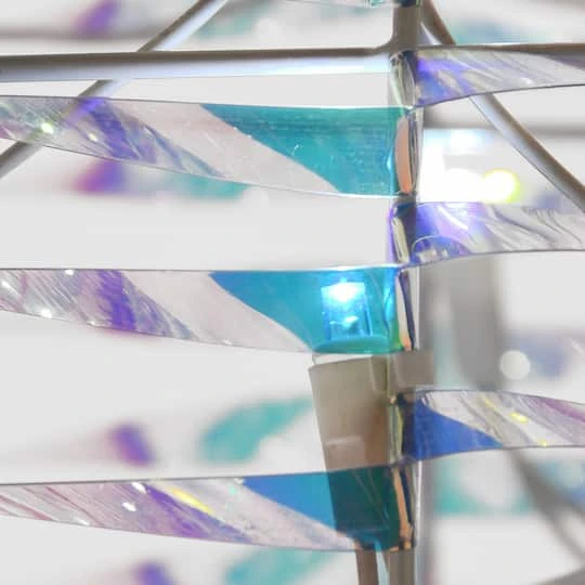 48" Pre-Lit Iridescent Snowman 6 48" Pre-Lit Iridescent Snowman - Image 4