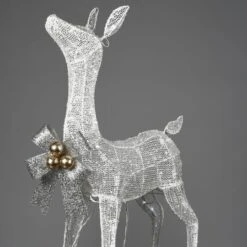 36" Pre-Lit Glittered Fawn -Michaels X-Mas Decor D619810S 15