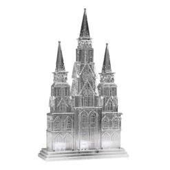17" Pre-Lit Christmas Cathedral -Michaels X-Mas Decor D619842S 1 1