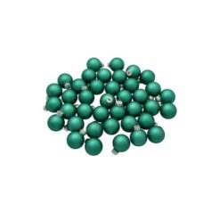 Whitehurst 40ct. 1.25" Matte Glass Ball Ornaments Green Matte -Michaels X-Mas Decor D623185S 12