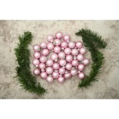 Whitehurst 40ct. 1.25" Matte Glass Ball Ornaments Baby Pink Matte -Michaels X-Mas Decor D623208S 13