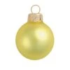 Whitehurst 40ct. 1.25" Matte Glass Ball Ornaments Yellow Matte 2 Whitehurst 40ct. 1.25" Matte Glass Ball Ornaments Yellow Matte -Michaels X-Mas Decor D623250S 1