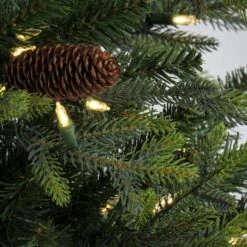 7.5ft. Pre-Lit Skykomish Pine Artificial Christmas Tree, Warm White LED Lights 12 7.5ft. Pre-Lit Skykomish Pine Artificial Christmas Tree, Warm White LED Lights -Michaels X-Mas Decor D645041S 3