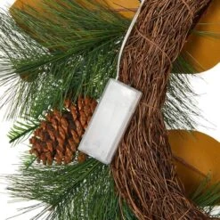 Glitzhome® 24" Pre-Lit Berry, Magnolia Leaf & Pinecone Wreath 17 Glitzhome® 24" Pre-Lit Berry, Magnolia Leaf & Pinecone Wreath -Michaels X-Mas Decor D652251S 8