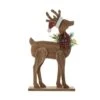 Glitzhome® 36'' Chunky Wood Reindeer Porch Décor -Michaels X-Mas Decor D652324S 1