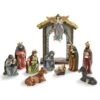 Glitzhome® Multicolor Resin Nativity Figurine Set -Michaels X-Mas Decor D652340S 1
