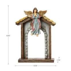 Glitzhome® Multicolor Resin Nativity Figurine Set -Michaels X-Mas Decor D652340S 8