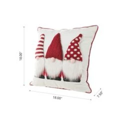 Glitzhome® 3D Heavy Knitted Gnome Pillow 18 Glitzhome® 3D Heavy Knitted Gnome Pillow -Michaels X-Mas Decor D652357S 7